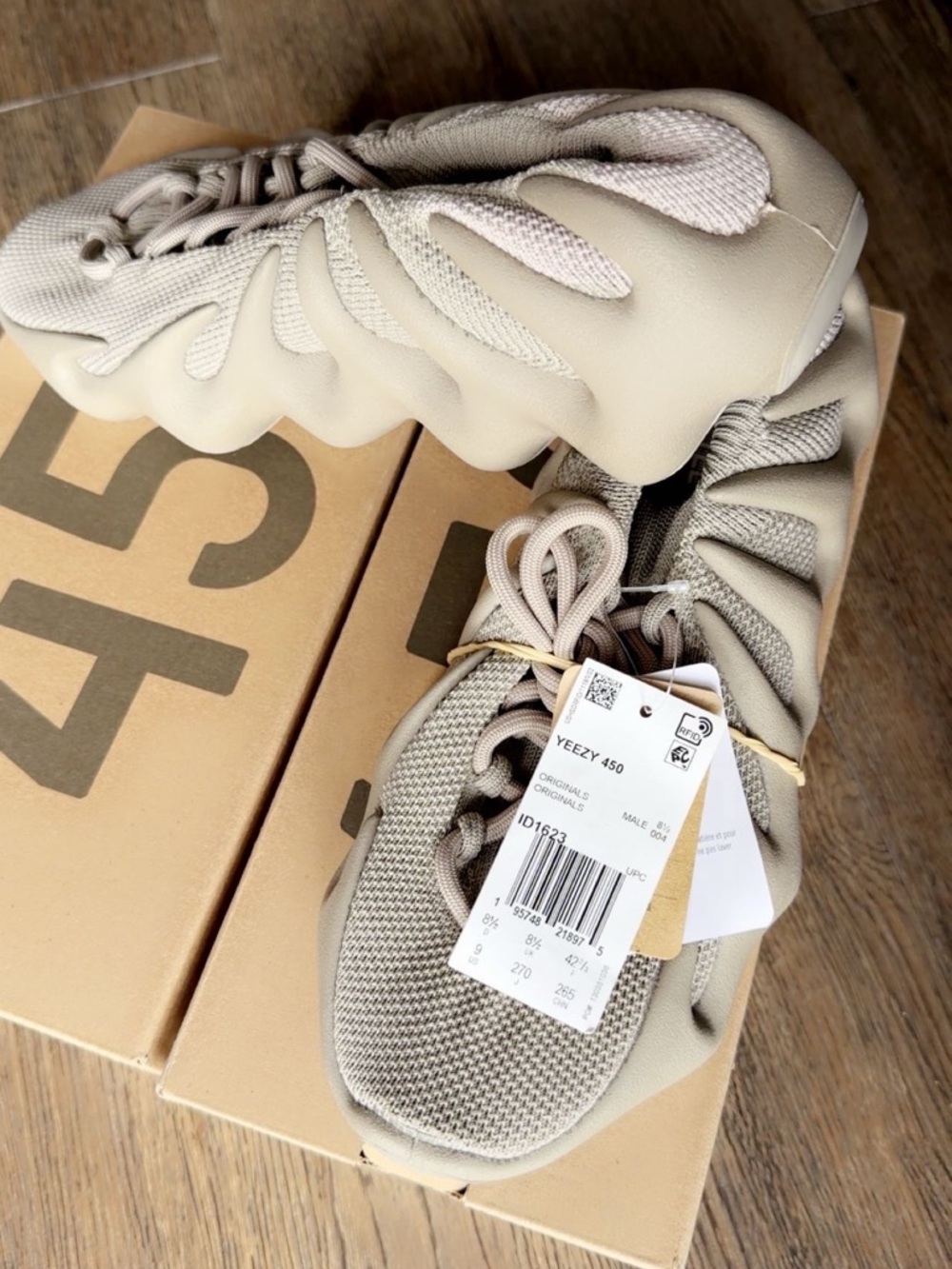 adidas Yeezy 450 Sneakers in Clay/Taupe